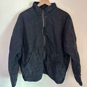 Free People Dolman Quilted Jacket - Black/Gray